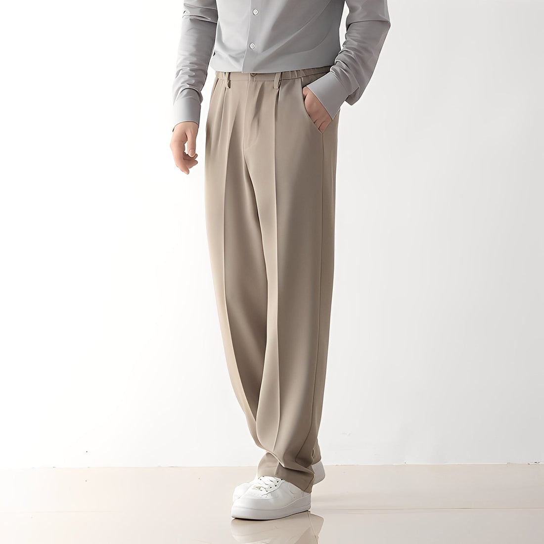 Dewey - Casual Cut Draped Pants for Men
