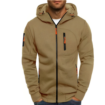 Miller - Casual Zip-Up Jacket with Hood for Men