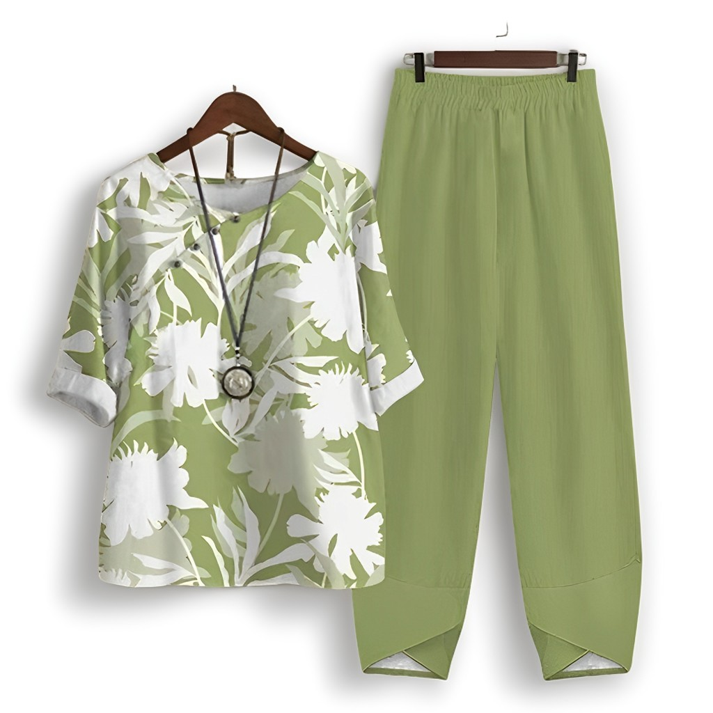 Racheal - Casual Flower Set for Women