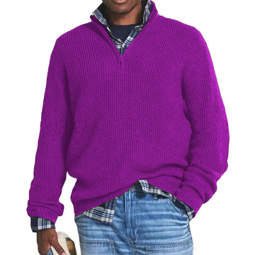 Charlton - Casual Cashmere Sweater with Zipper for Men
