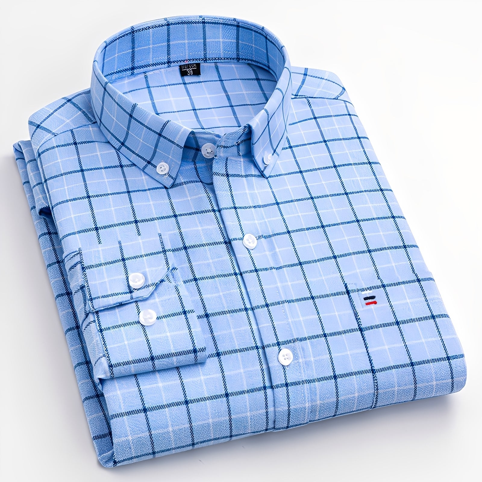Nikolas - Casual Checked Cotton Shirt for Men