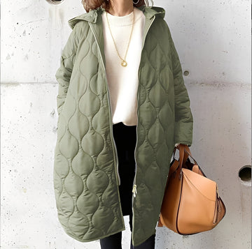 Krystine - Casual Parka Coat with Hood for Women