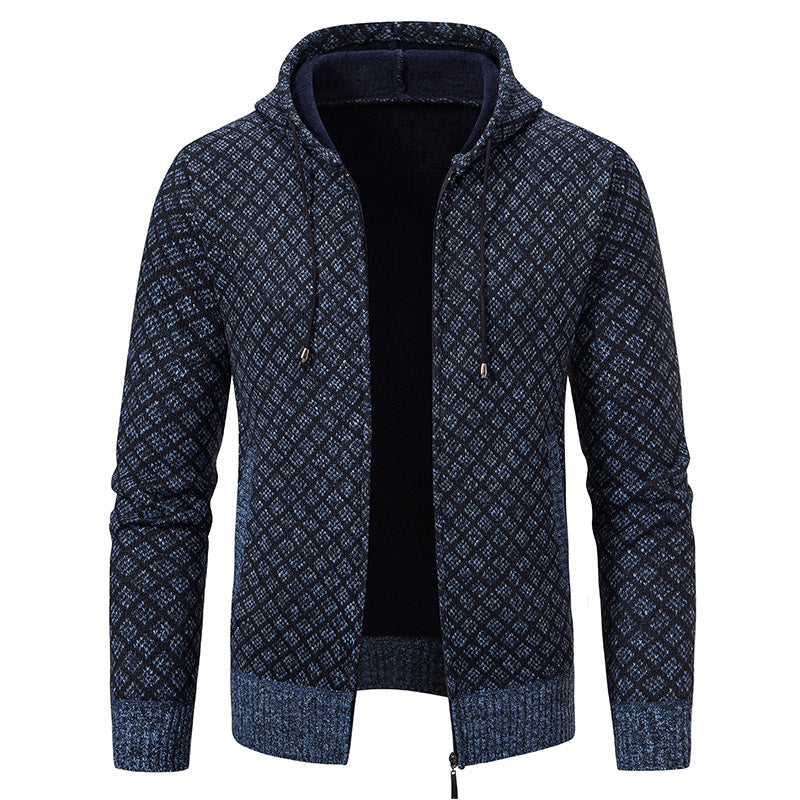 Winton - Elegant, slim jacket with hood for men