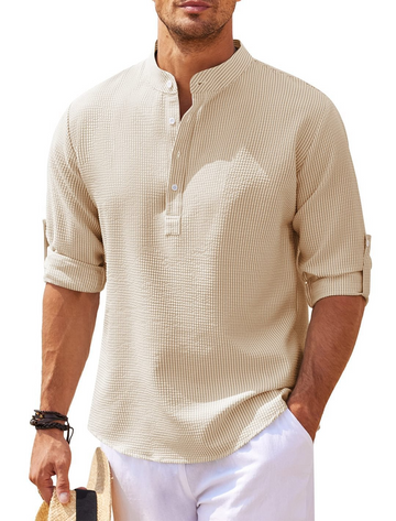 Brock - Stylish Summer Shirt with Buttons for Men