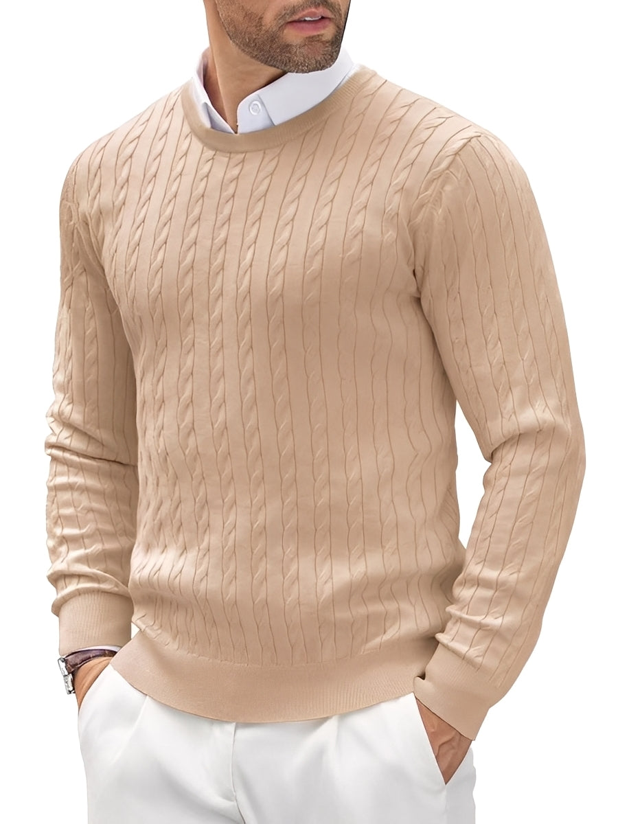 Romilly - Casual Slim Fit Knit Sweater for Men