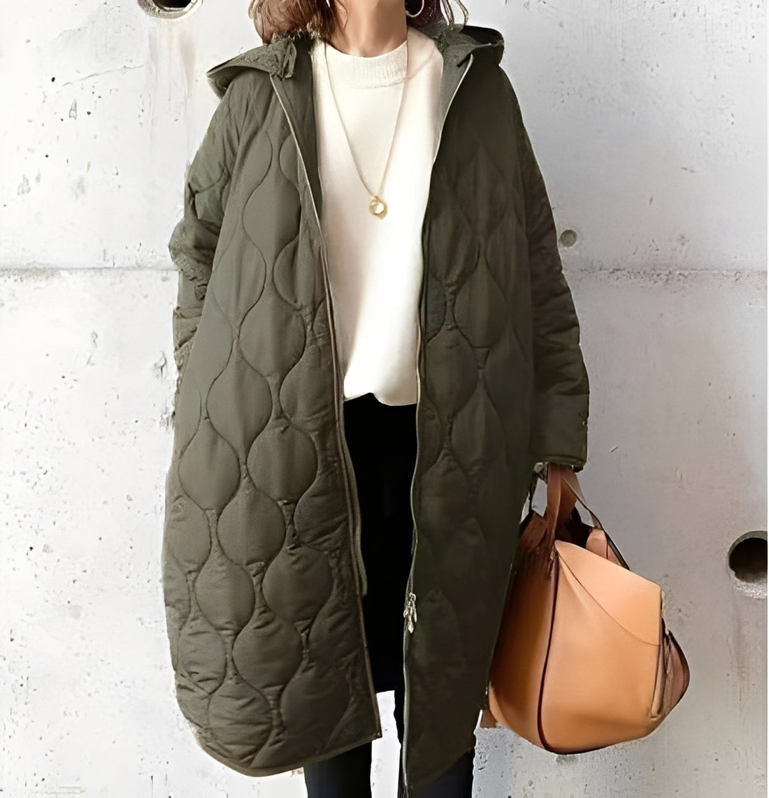 Krystine - Casual Parka Coat with Hood for Women