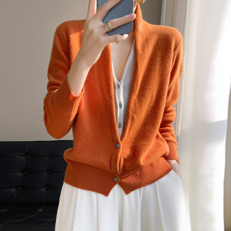 Jayleen - Casual Knit Top with Buttons for Women