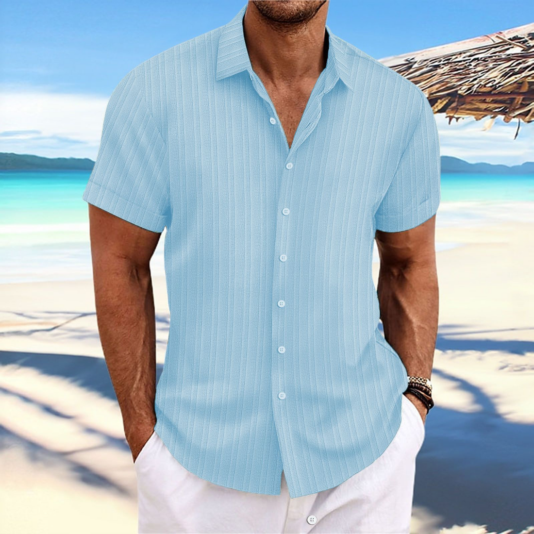 Ronan - Casual, Loose Summer Shirt for Men