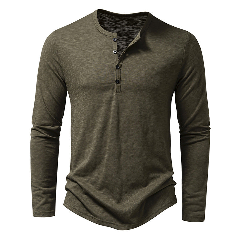 Randall - Casual Long Sleeve Shirt with Buttons for Men