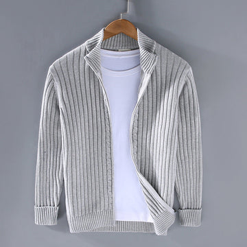 Raphael - Modern Cotton Cardigan for Men