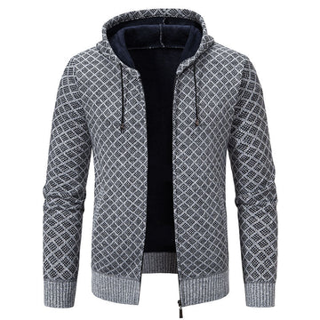 Winton - Elegant, slim jacket with hood for men