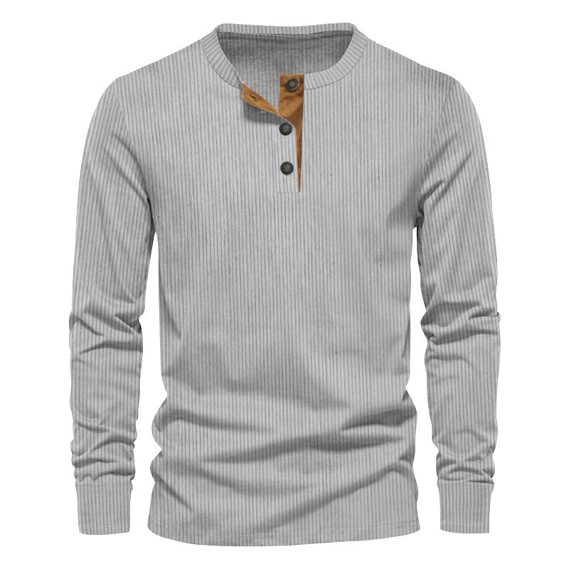 Dwaine - Casual Long Sleeve Shirt in Corduroy for Men