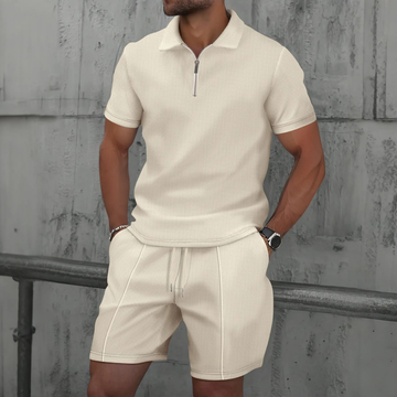 Zephyr - Men Cotton Co-ord Set Relaxed Fit
