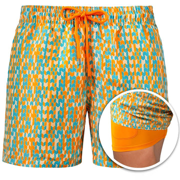 Edric - Stylish Printed Swim Shorts for Men