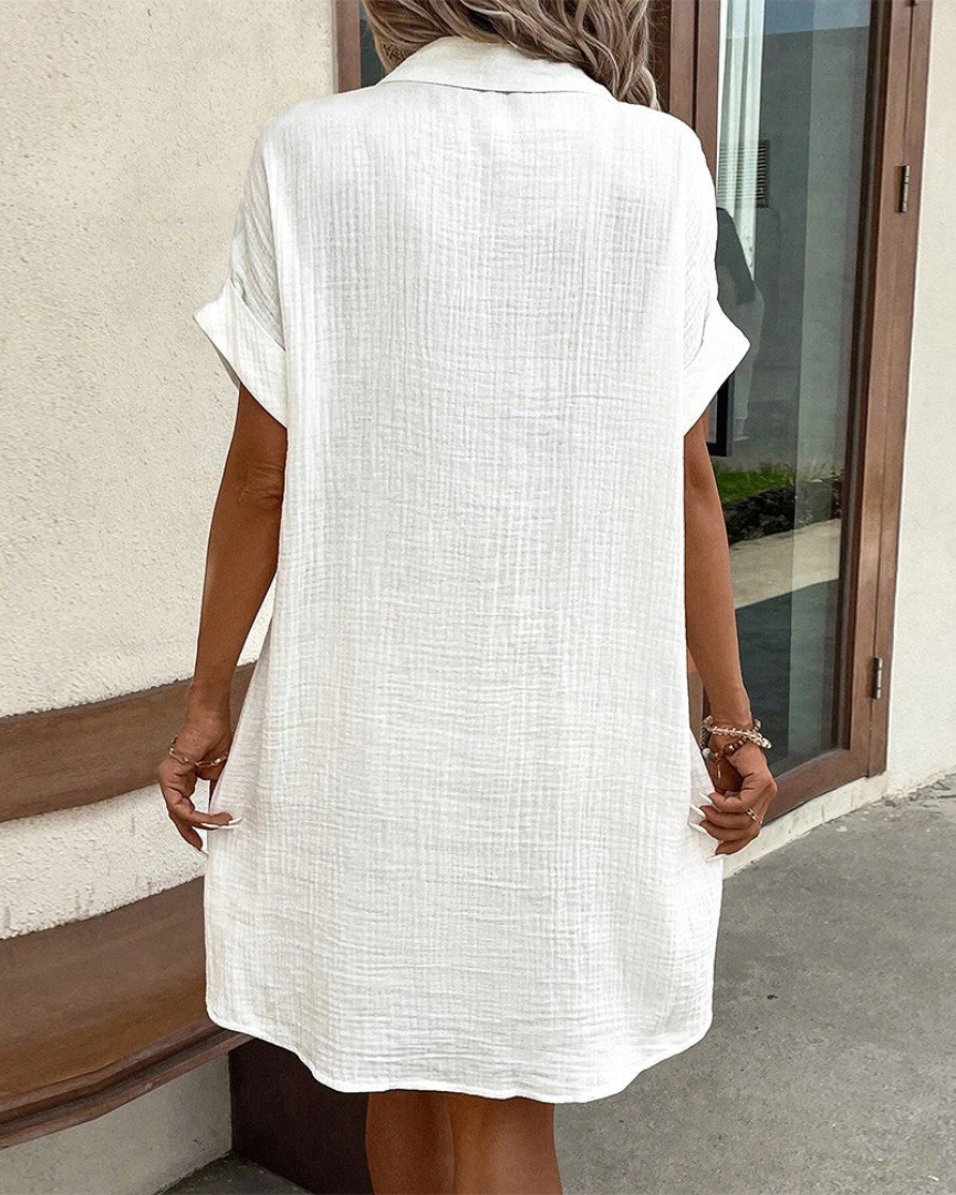 Rorie - Simple Summer Shirt Dress for Women