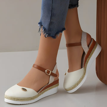 Elinor - Casual Wedge Sandals Made of Hemp for Women