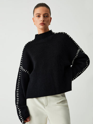 Theresa – Large Turtleneck Sweater