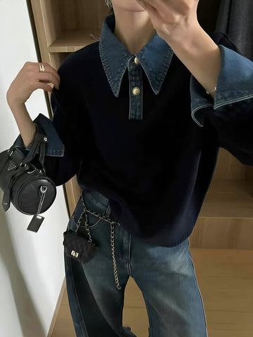 Nellie – 2-in-1 Sweater with Reverse Panel