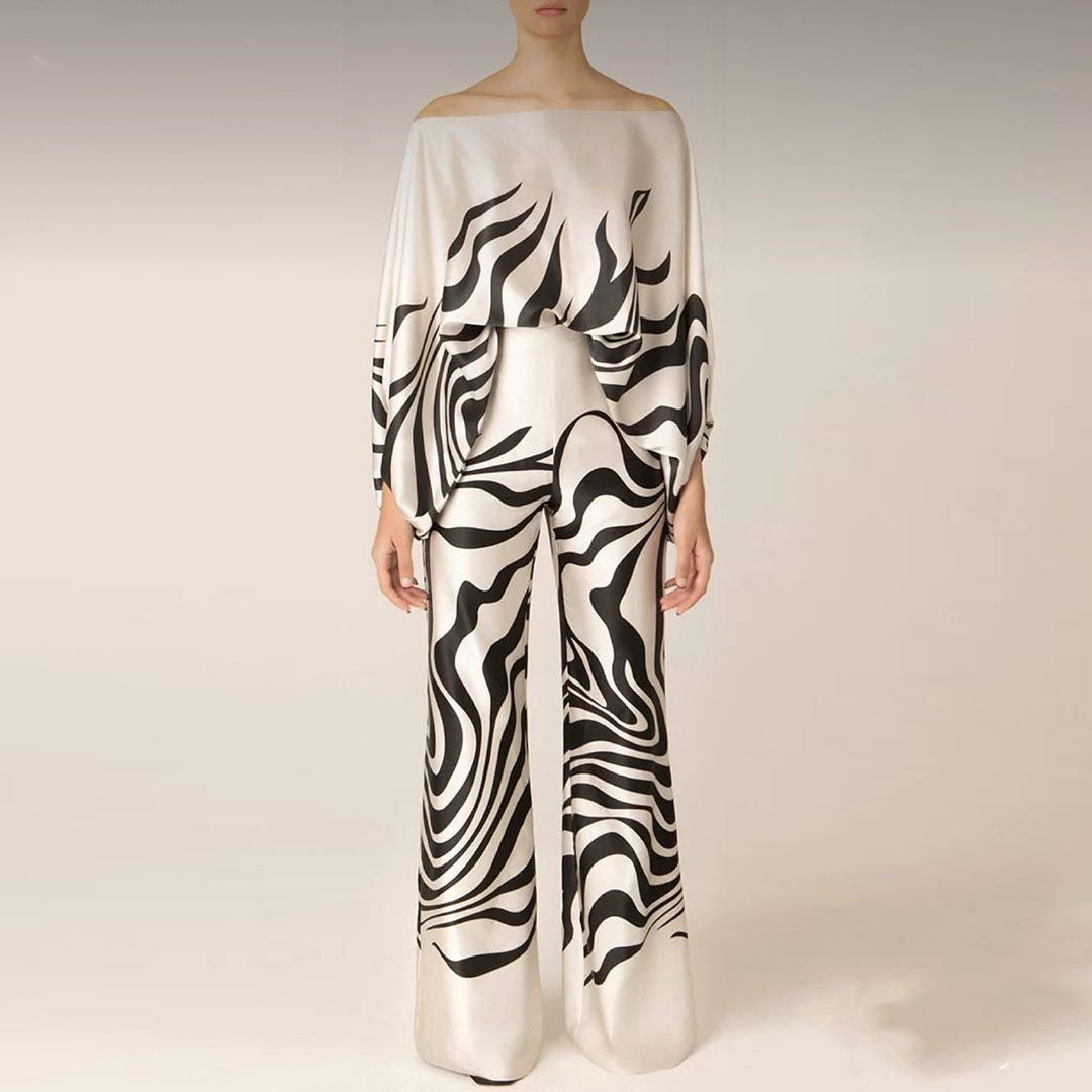 Chiara – Two-Piece Silk Set