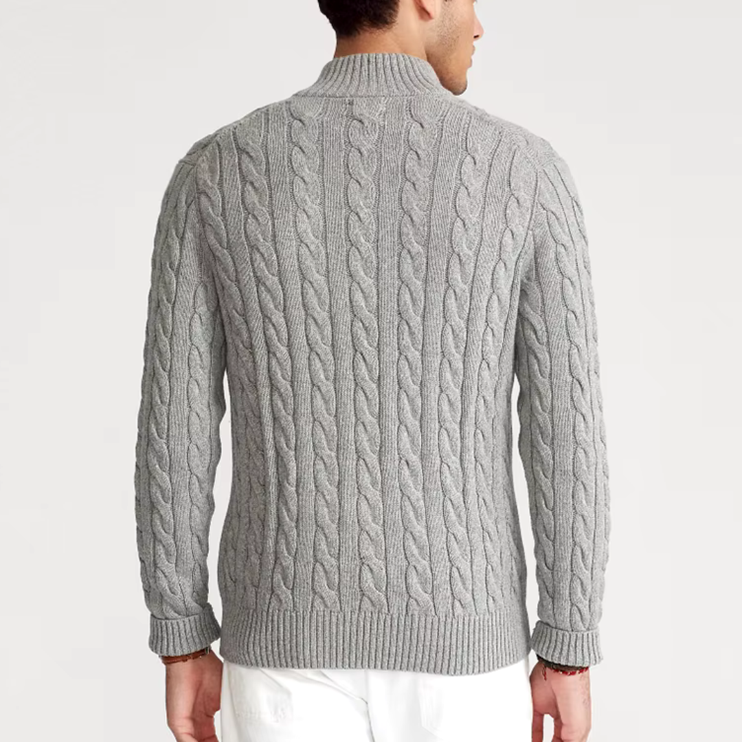 Adrien - Sweater with Half Zip