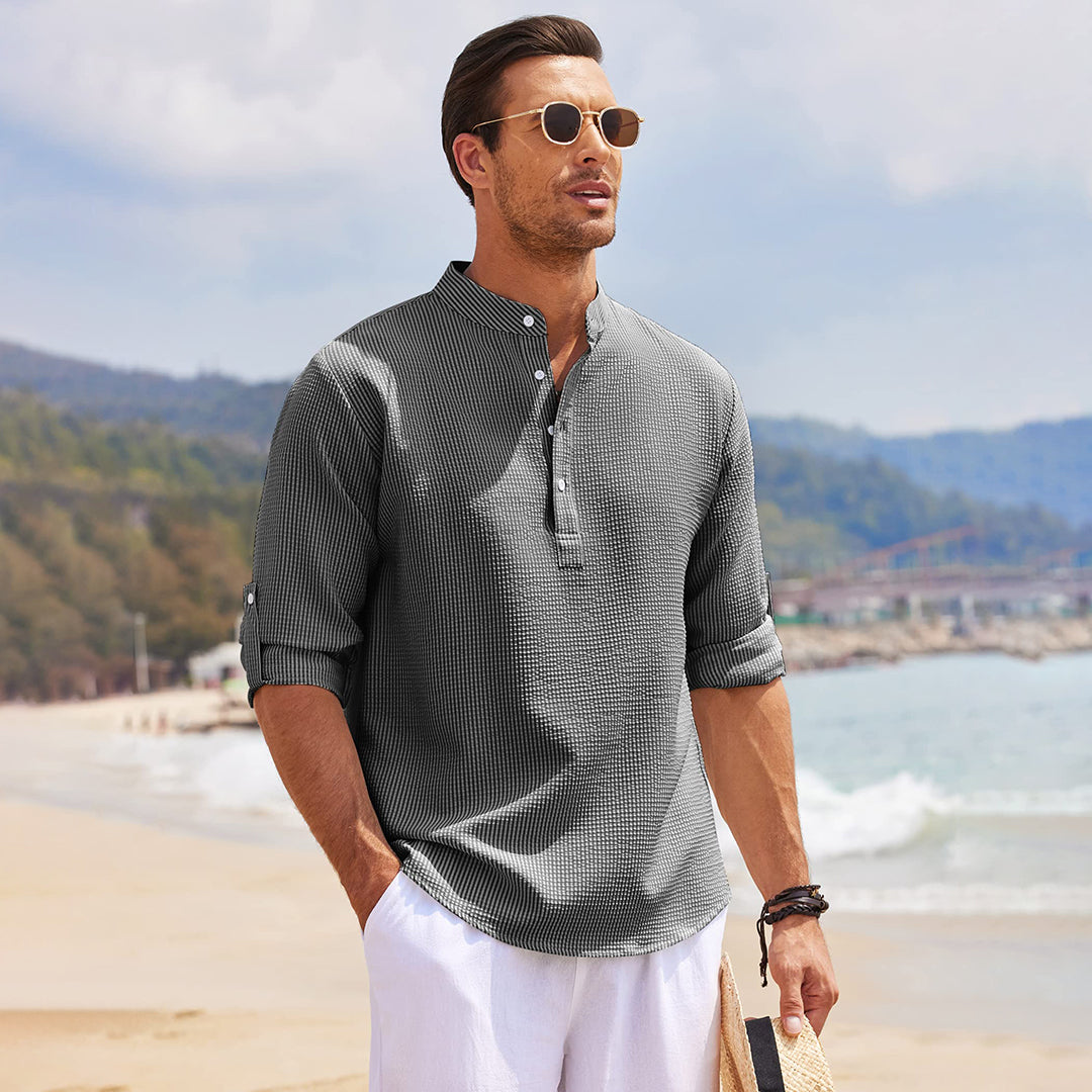 Jerrold - Simple Summer Shirt with Buttons for Men