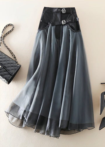 Patrice - Tulle Skirt with High Waist for Women