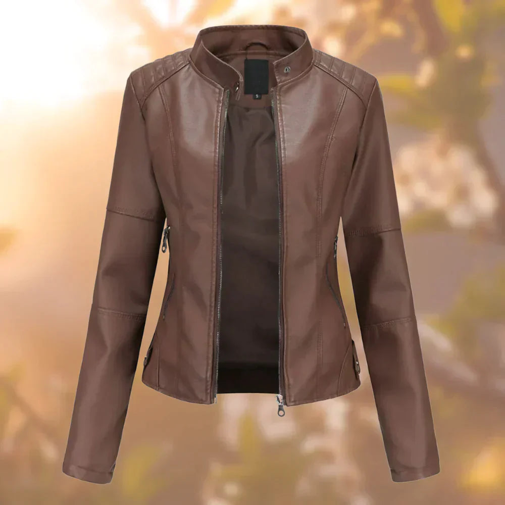 Hallec – Leather Jacket Women