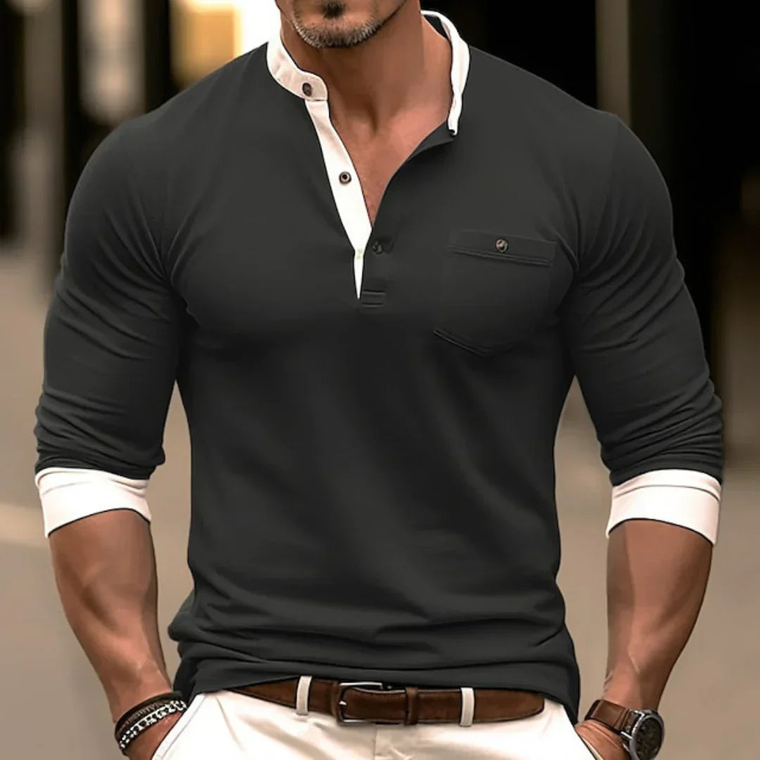 Majid - Men's Long Sleeve Shirt, Stylish & Comfortable