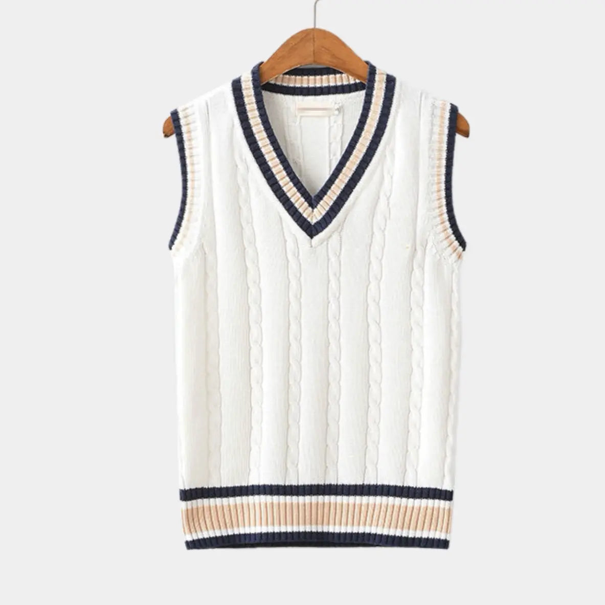 Édouard – Sleeveless Pullover in Old Silver