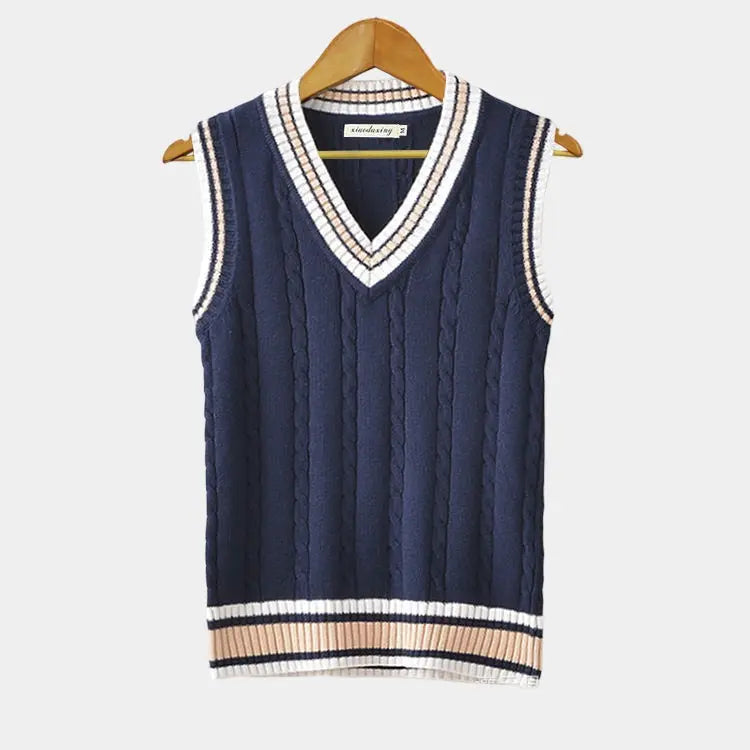 Édouard – Sleeveless Pullover in Old Silver
