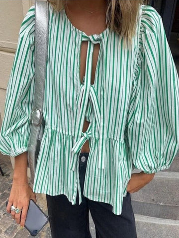 Marta – Striped Blouse