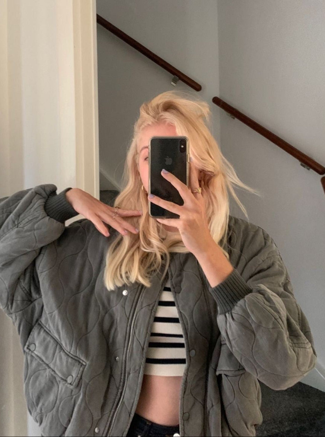 Sofia – Padded Bomber Jacket