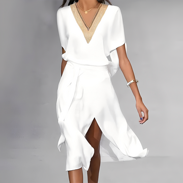 Isabella – Midi Dress White for Women
