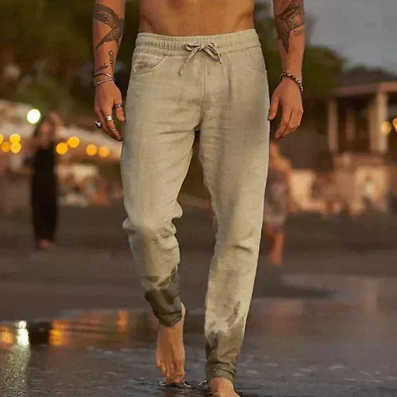 Majd - Light Linen Pants for Men