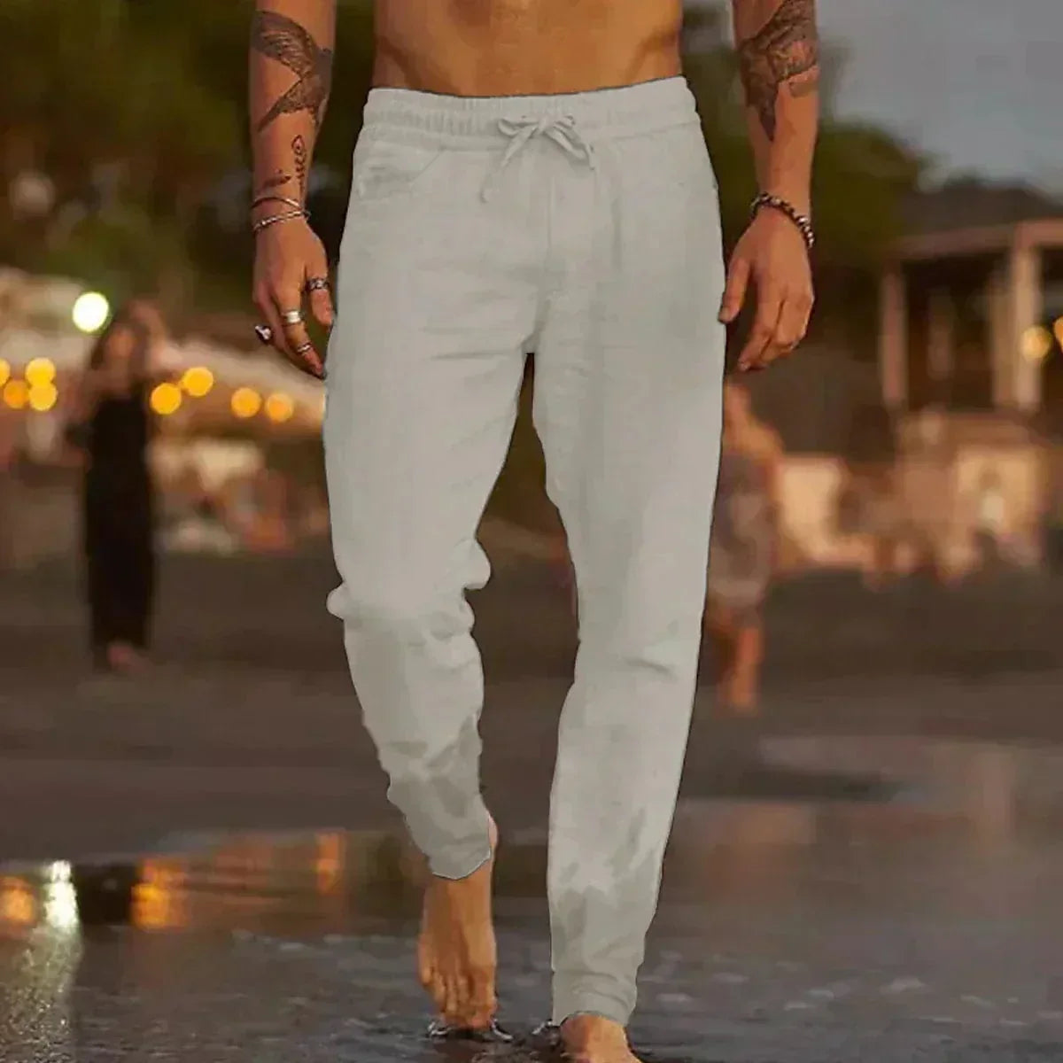 Majd - Light Linen Pants for Men