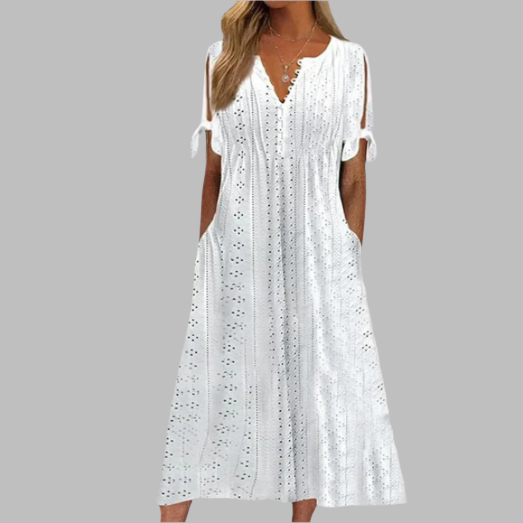 Mia - Elegant Summer Boho Midi Dress