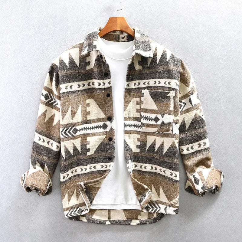 Leon – Aztec Jacket in Shirt Style