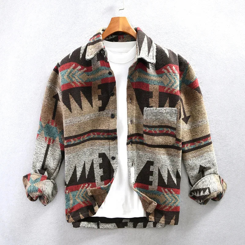 Leon – Aztec Jacket in Shirt Style
