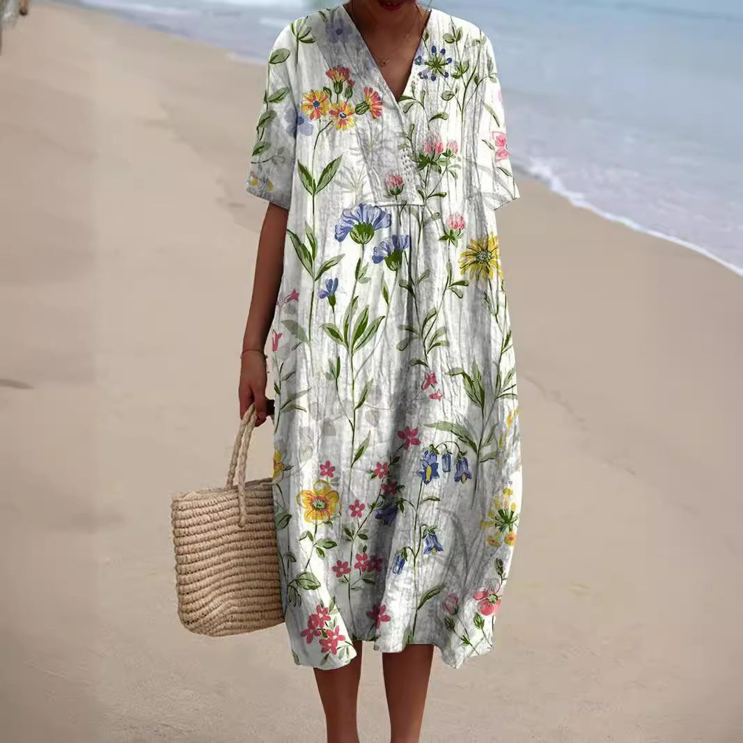 Conny - Dress with Floral Pattern