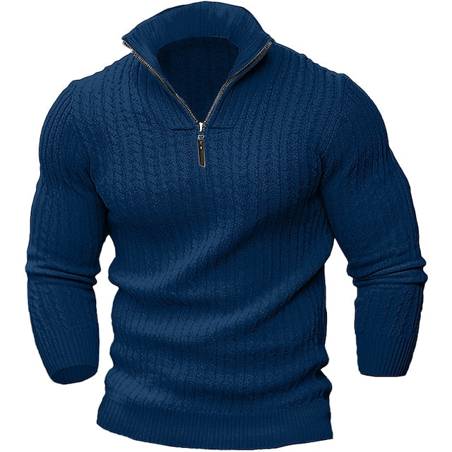 Sanji - Elegant Men's Zipper Sweater
