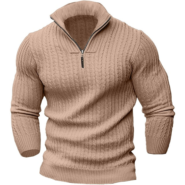 Sanji - Elegant Men's Zipper Sweater