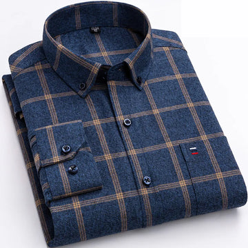 Louis – Cotton Shirt with Check Pattern