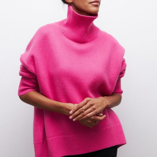 Aponi - Cozy Women's Turtleneck Sweater