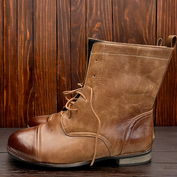 Milford - Mid-High Boots with Round Toe for Men