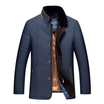 Rodney – Elegant, padded jacket with buttons for men