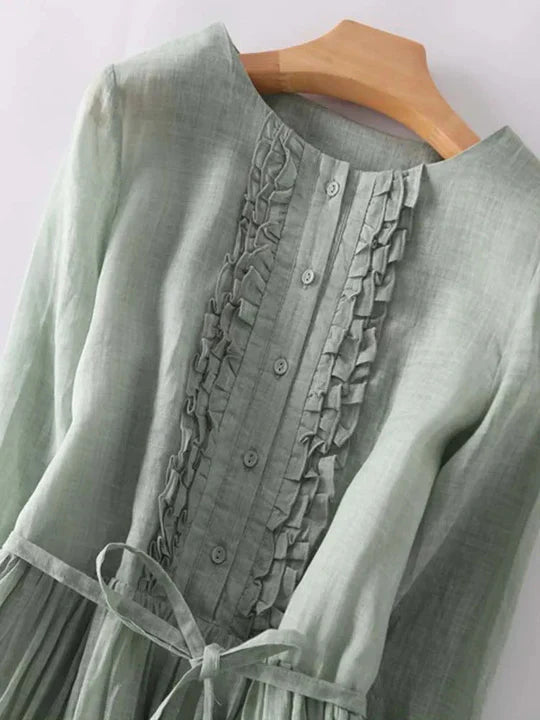 Odarike - Airy Natural Fiber Dress Women
