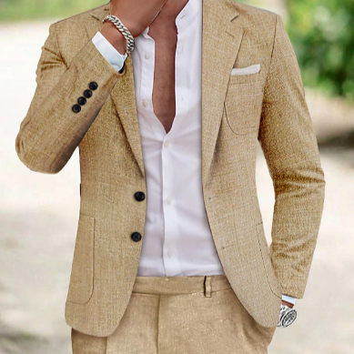 Karl - Luxury Linen Suit for Men