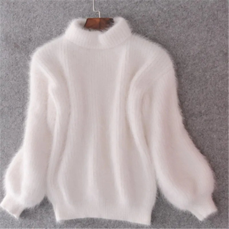Brenda – Vintage Sweater in Angora Style