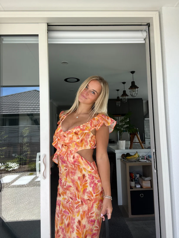 Isolde – Fitted Floral Dress