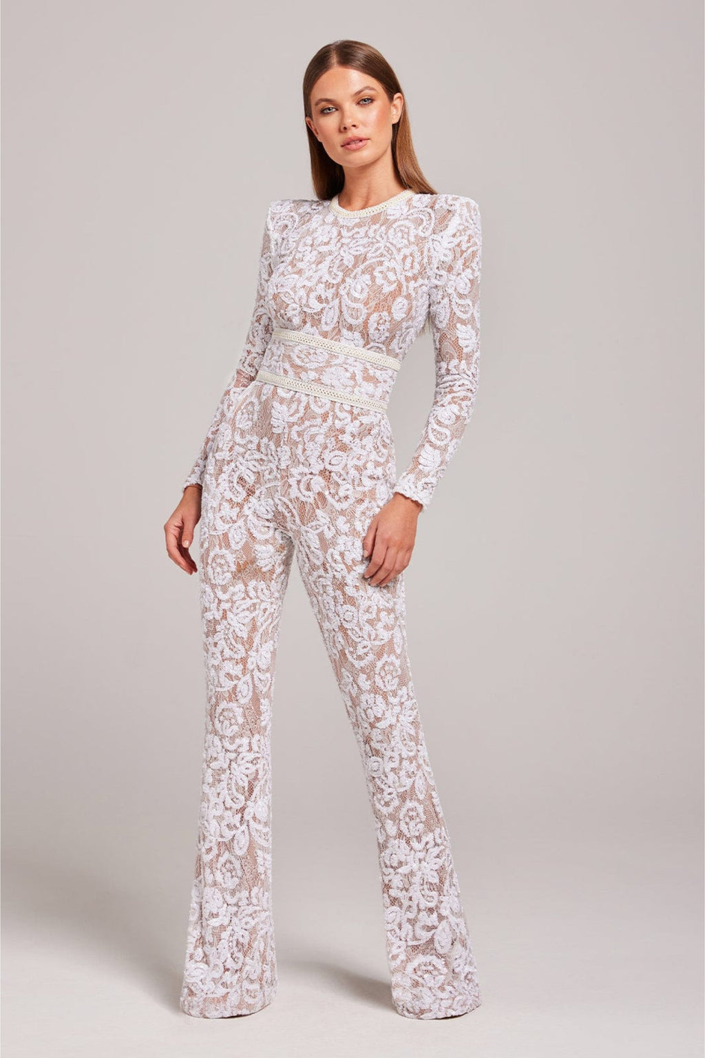 Sapphire - Elegant Lace Jumpsuit
